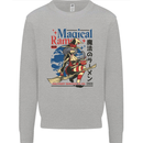 Magical Ramen Noodles Witch Halloween Mens Sweatshirt Jumper Sports Grey