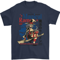 Magical Ramen Noodles Witch Halloween Mens T-Shirt Cotton Gildan Navy Blue