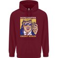 Make Easter Great Again Funny Donald Trump Childrens Kids Hoodie Maroon