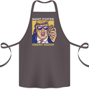 Make Easter Great Again Funny Donald Trump Cotton Apron 100% Organic Dark Grey
