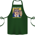 Make Easter Great Again Funny Donald Trump Cotton Apron 100% Organic Forest Green