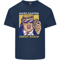 Make Easter Great Again Funny Donald Trump Kids T-Shirt Childrens Navy Blue