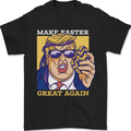 Make Easter Great Again Funny Donald Trump Mens T-Shirt 100% Cotton Black