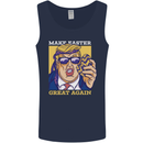 Make Easter Great Again Funny Donald Trump Mens Vest Tank Top Navy Blue