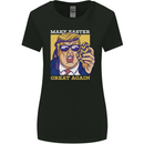 Make Easter Great Again Funny Donald Trump Womens Wider Cut T-Shirt Black