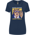 Make Easter Great Again Funny Donald Trump Womens Wider Cut T-Shirt Navy Blue