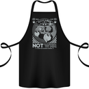 Make Love Not War World Peace Anti Cotton Apron 100% Organic Black