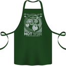 Make Love Not War World Peace Anti Cotton Apron 100% Organic Forest Green