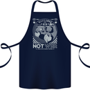 Make Love Not War World Peace Anti Cotton Apron 100% Organic Navy Blue