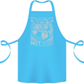 Make Love Not War World Peace Anti Cotton Apron 100% Organic Turquoise