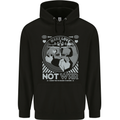 Make Love Not War World Peace Anti Mens 80% Cotton Hoodie Black