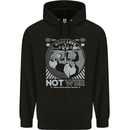 Make Love Not War World Peace Anti Mens 80% Cotton Hoodie Black
