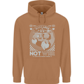Make Love Not War World Peace Anti Mens 80% Cotton Hoodie Caramel Latte