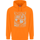Make Love Not War World Peace Anti Mens 80% Cotton Hoodie Orange