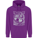 Make Love Not War World Peace Anti Mens 80% Cotton Hoodie Purple