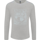 Make Love Not War World Peace Anti Mens Long Sleeve T-Shirt Sports Grey
