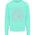 Make Love Not War World Peace Anti Mens Sweatshirt Jumper Peppermint