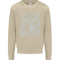 Make Love Not War World Peace Anti Mens Sweatshirt Jumper Sand