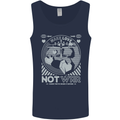 Make Love Not War World Peace Anti Mens Vest Tank Top Navy Blue