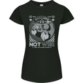Make Love Not War World Peace Anti Womens Petite Cut T-Shirt Black