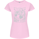 Make Love Not War World Peace Anti Womens Petite Cut T-Shirt Light Pink