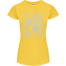 Make Love Not War World Peace Anti Womens Petite Cut T-Shirt Yellow