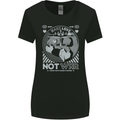 Make Love Not War World Peace Anti Womens Wider Cut T-Shirt Black
