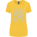 Make Love Not War World Peace Anti Womens Wider Cut T-Shirt Yellow