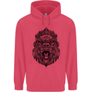 Mandala Art Ape Childrens Kids Hoodie Heliconia