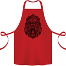 Mandala Art Ape Cotton Apron 100% Organic Red