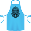 Mandala Art Ape Cotton Apron 100% Organic Turquoise