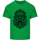 Mandala Art Ape Kids T-Shirt Childrens Irish Green