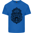 Mandala Art Ape Kids T-Shirt Childrens Royal Blue