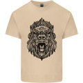 Mandala Art Ape Mens Cotton T-Shirt Tee Top Sand