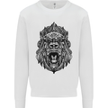 Mandala Art Ape Mens Sweatshirt Jumper White