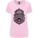 Mandala Art Ape Womens Wider Cut T-Shirt Light Pink