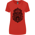 Mandala Art Ape Womens Wider Cut T-Shirt Red