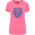 Mandala Art Elephant Womens Wider Cut T-Shirt Azalea