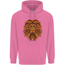 Mandala Art Lion Childrens Kids Hoodie Azalea