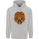 Mandala Art Lion Childrens Kids Hoodie Sports Grey