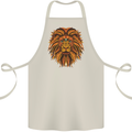 Mandala Art Lion Cotton Apron 100% Organic Natural