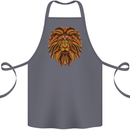 Mandala Art Lion Cotton Apron 100% Organic Steel