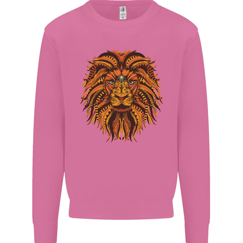 Mandala Art Lion Mens Sweatshirt Jumper Azalea