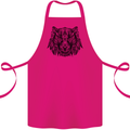Mandala Art Tiger Cotton Apron 100% Organic Pink