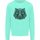 Mandala Art Tiger Mens Sweatshirt Jumper Peppermint