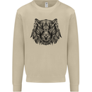 Mandala Art Tiger Mens Sweatshirt Jumper Sand