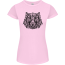 Mandala Art Tiger Womens Petite Cut T-Shirt Light Pink