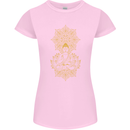 Mandala Buddha Art Womens Petite Cut T-Shirt Light Pink
