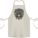 Mandala Lion Cotton Apron 100% Organic Natural