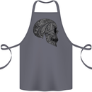 Mandala Skull Gothic Biker Motorbike Cotton Apron 100% Organic Steel